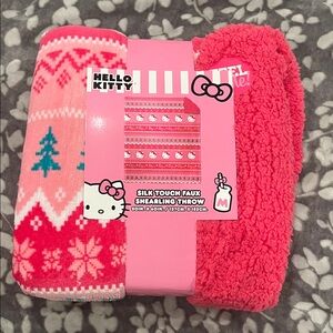 Hello Kitty Pink Silk Touch Throw